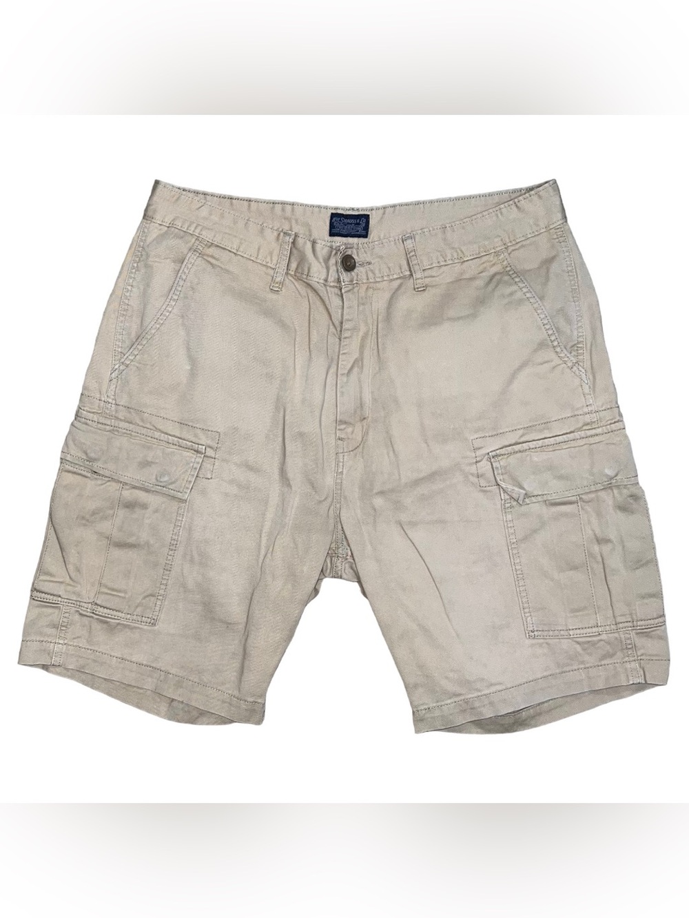 Levi Strauss Khaki Cargo Shorts Men’s Size 33 Tan 34x9.5